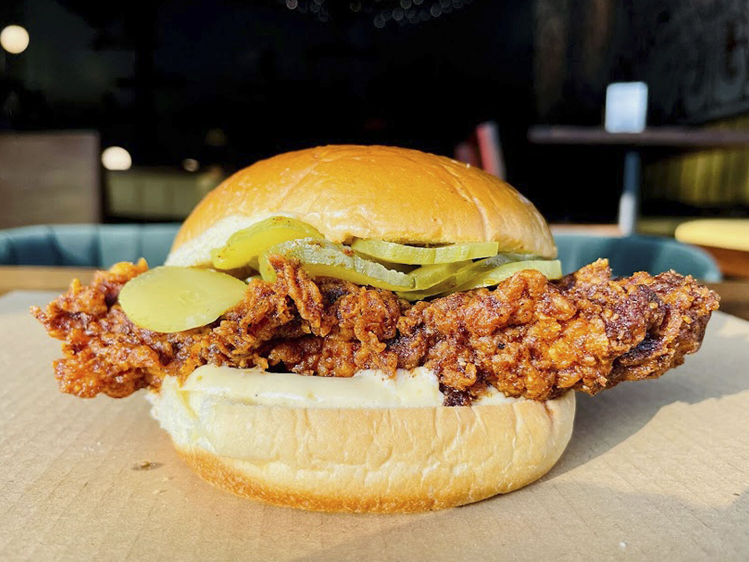 Nashville Hot Chicken Sandwich from Smash-N-Nash